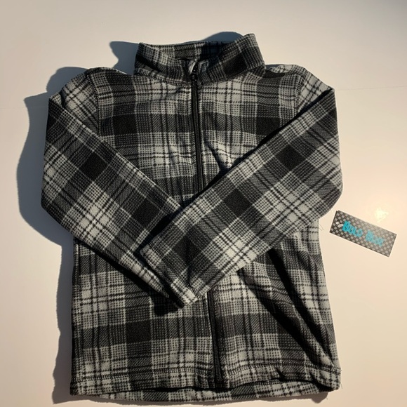 Boys Bold Blue Fleece Jacket - Picture 1 of 3